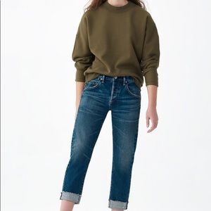 NWT Crop Slim Boyfriend